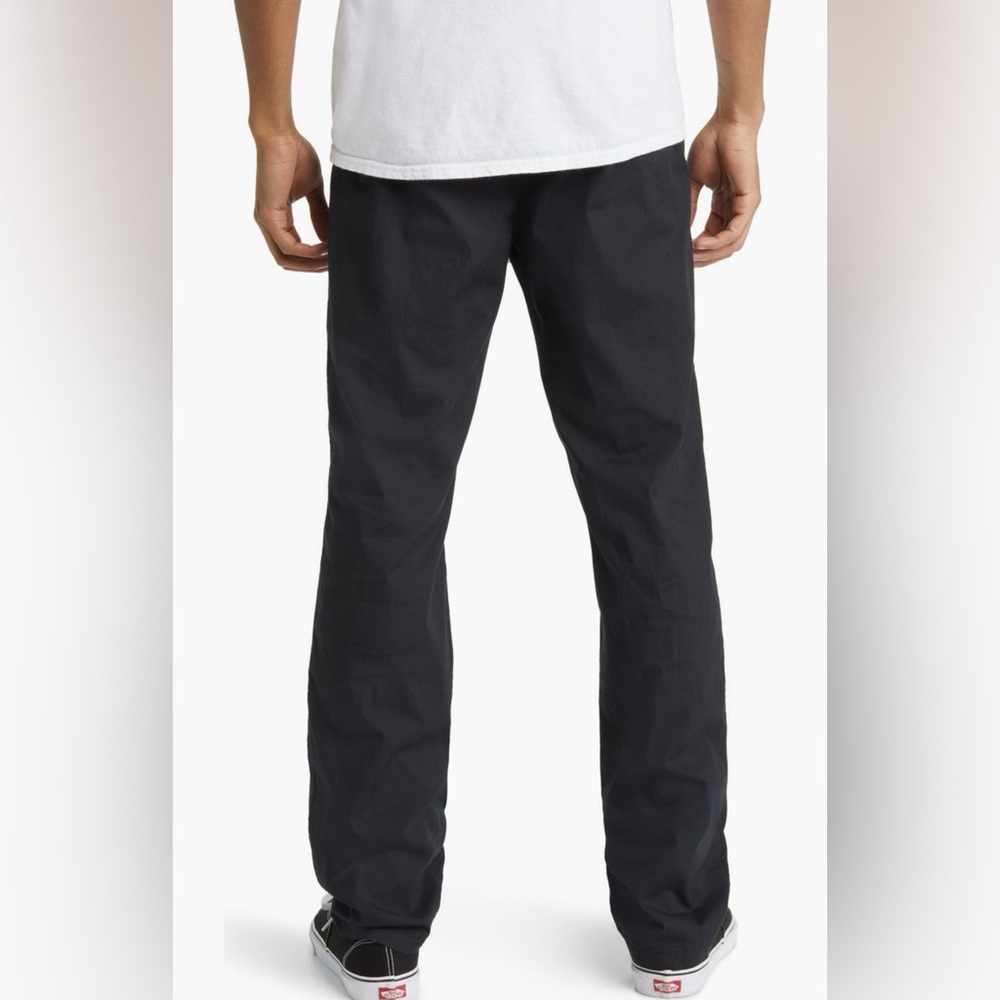 Nordstrom Men's Black Chinos - Straight Fit